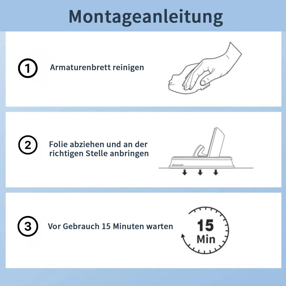 Dashboard Navigations-Handyhalterung