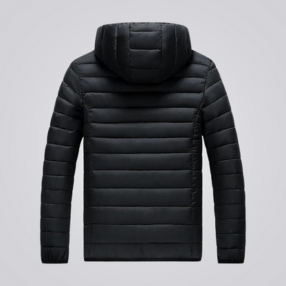 Glacier winter coat with hood
